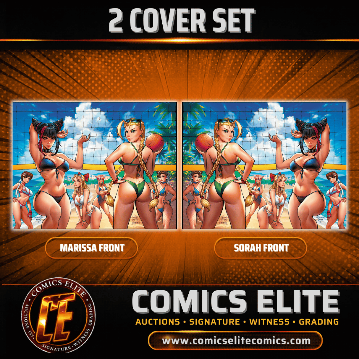 2026 STREET FIGHTER SWIMSUIT SPECIAL #1 - MARISSA POPE & SORAH SUHNG - WRAP - 2 COVER SET - LTD 250