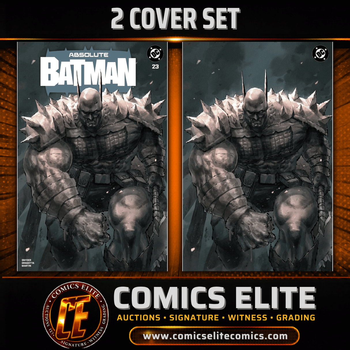 ABSOLUTE BATMAN #23 QUAH - ALPHA - KEY ISSUE - 2 COVER SET