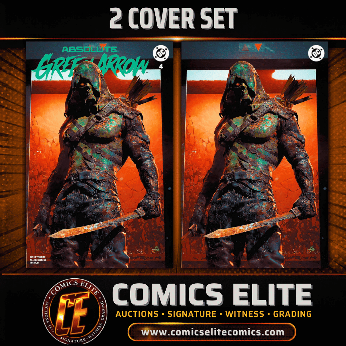 ABSOLUTE GREEN ARROW #4 - BJORN BARENDS - 2 COVER SET