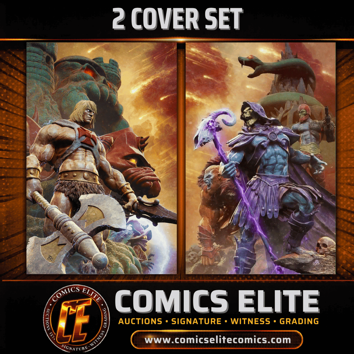 MOTU: GENESIS #1 & #2 - BJORN - VIRGIN - 2 COVER SET - LTD 750