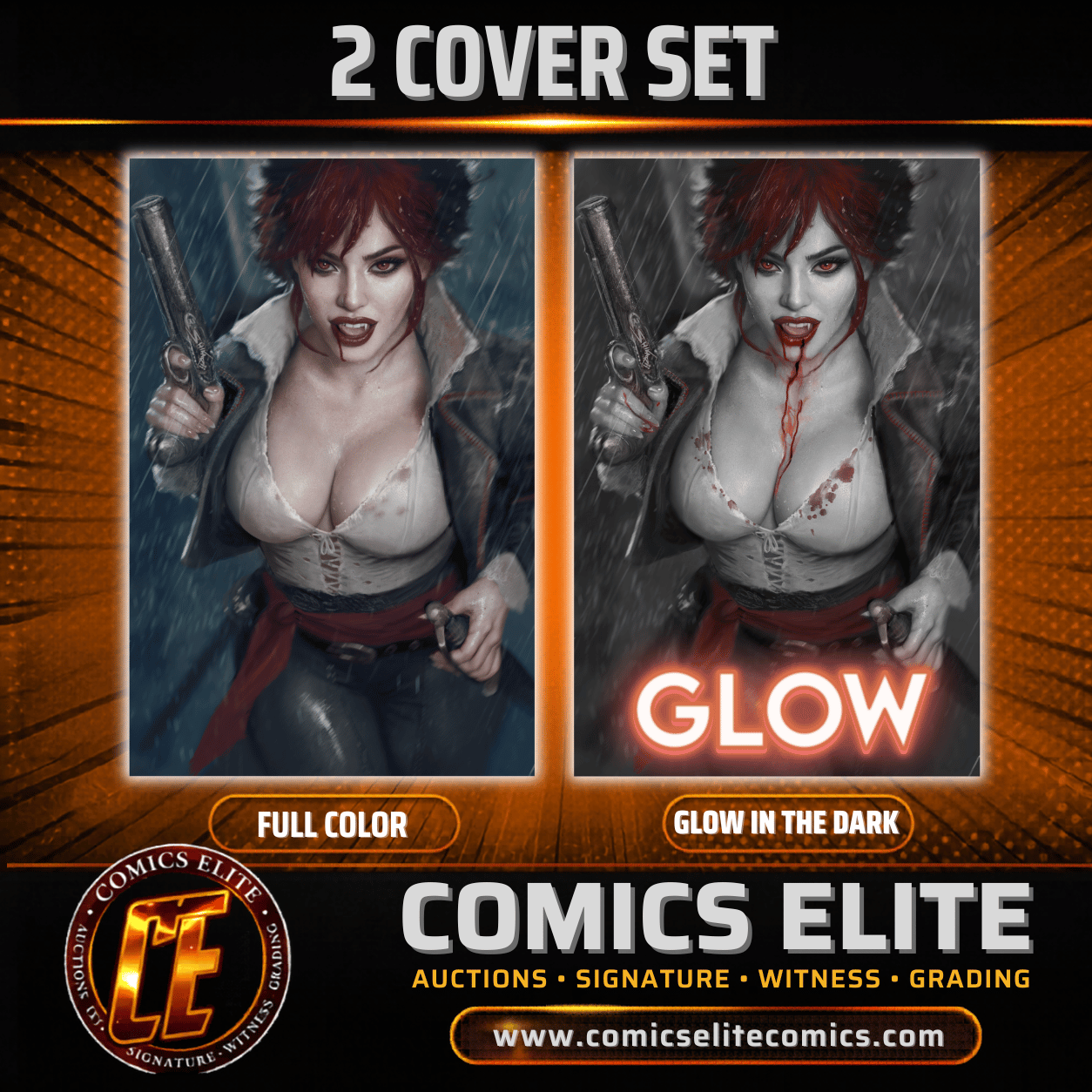 VAMPYRATES #1 - SHIKARII - VIRGIN & GITD - 2 COVER SET - LTD 250