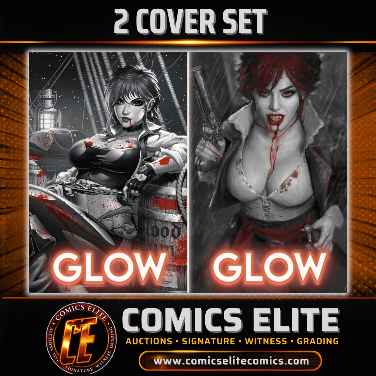 VAMPYRATES #1 - SHIKARII & SUHNG - GITD - 2 COVER SET - LTD 250