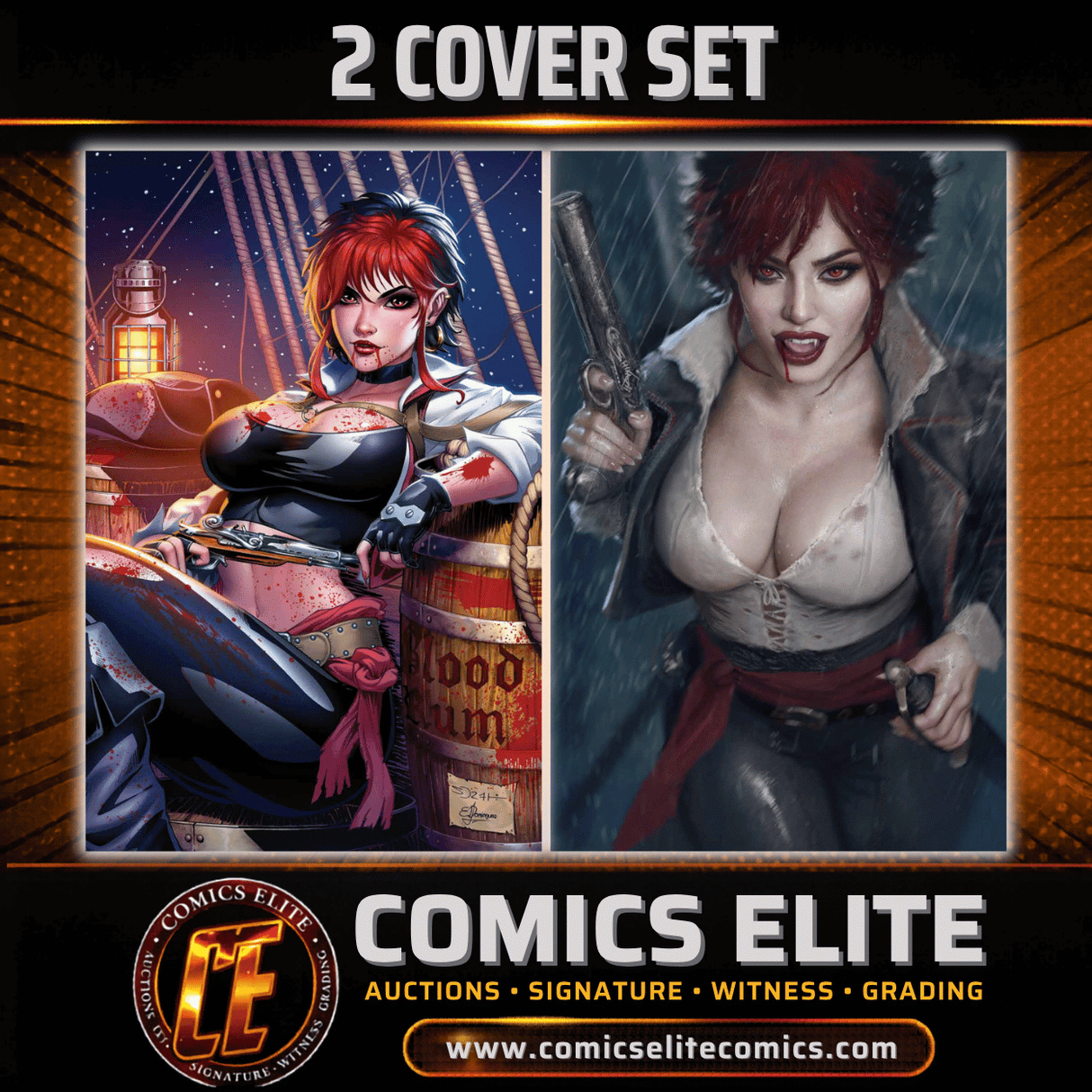 VAMPYRATES #1 - SHIKARII & SUHNG - VIRGIN - 2 COVER SET - LTD 500