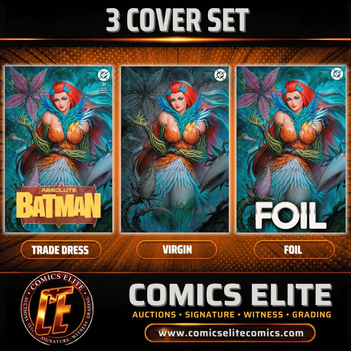 ABSOLUTE BATMAN #21 - CHRIS NG - 3 COVER SET