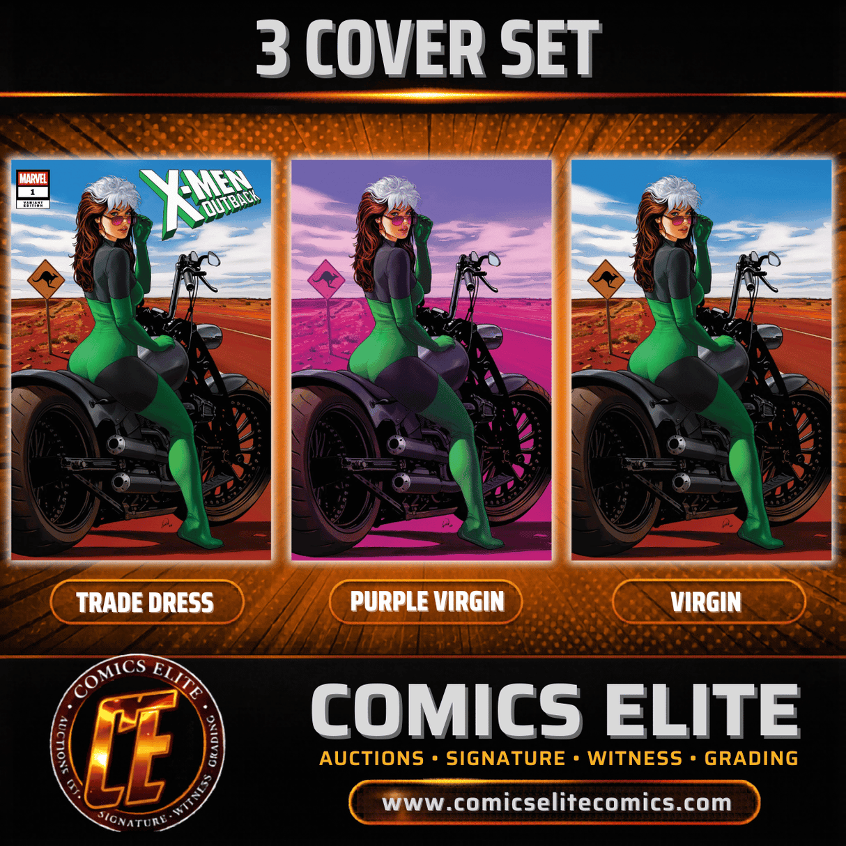 X-MEN OUTBACK #1 TALAVERA - 3 COVER SET