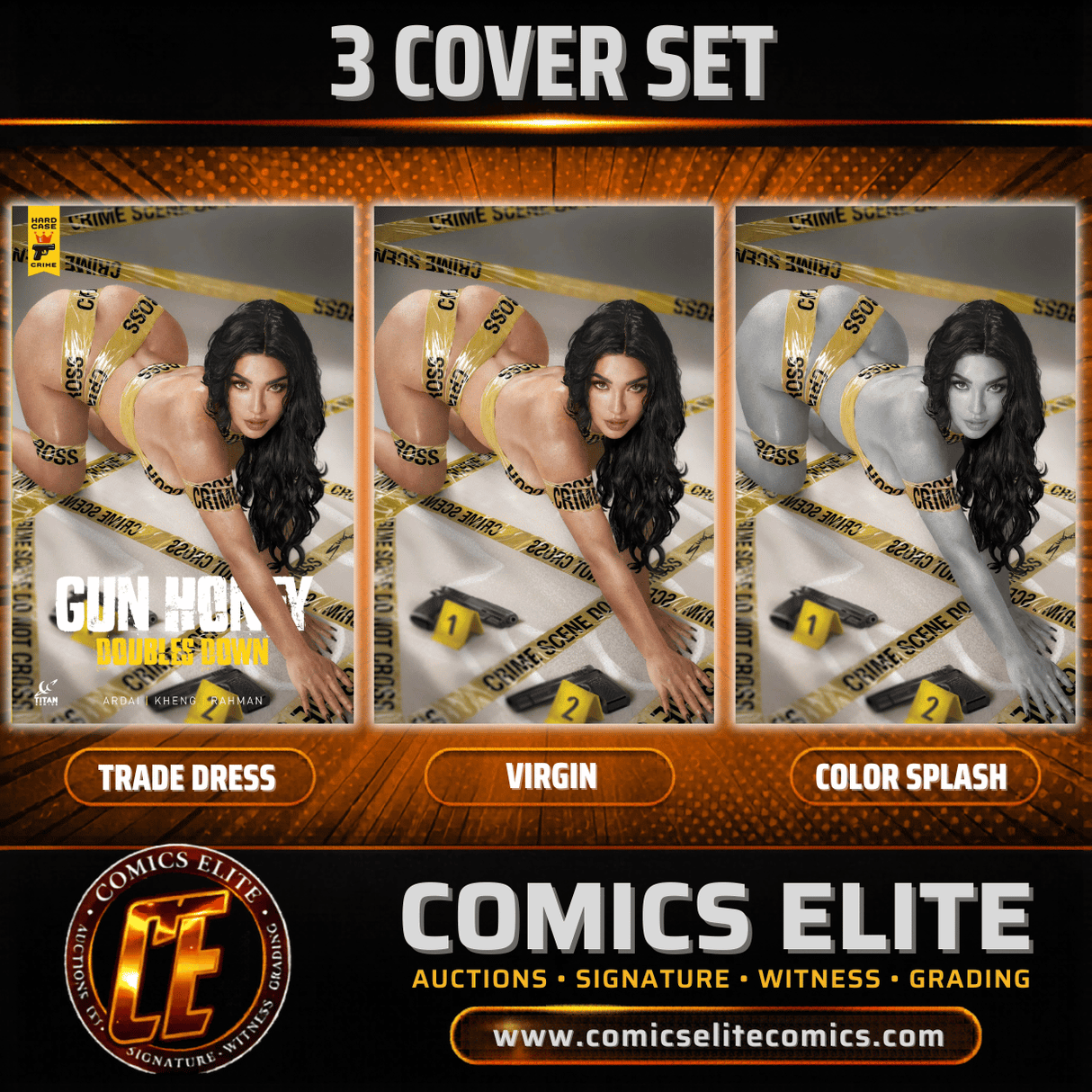 GUN HONEY DOUBLES DOWN #1 SHIKARII - 3 COVER SET - LTD 500