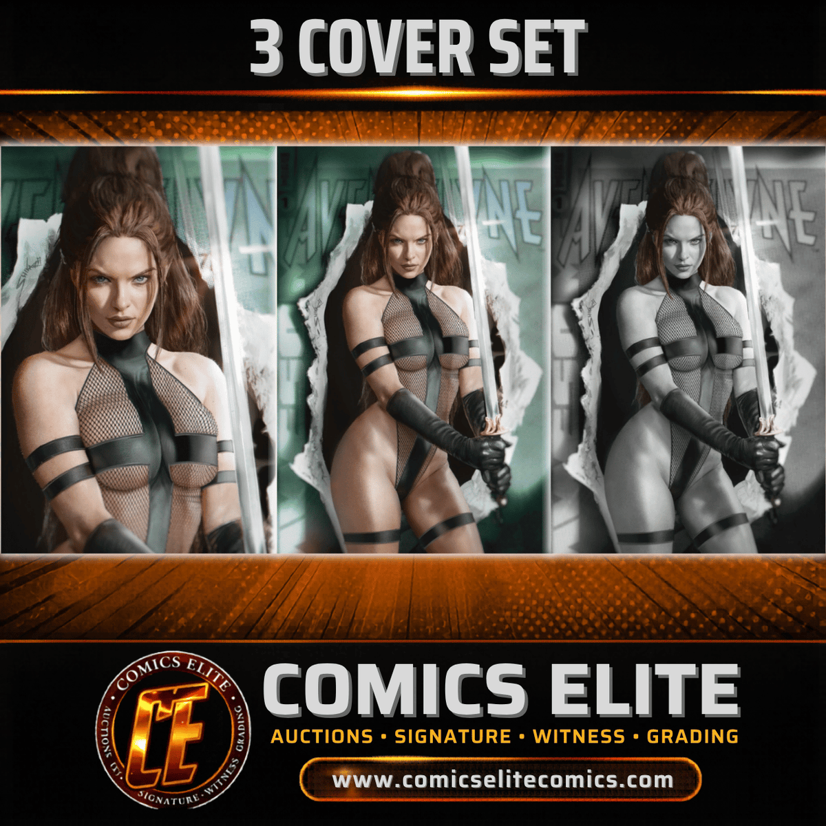 AVENGELYNE #1 - SHIKARII - NYCC EXCLUSIVE - 3 COVER SET