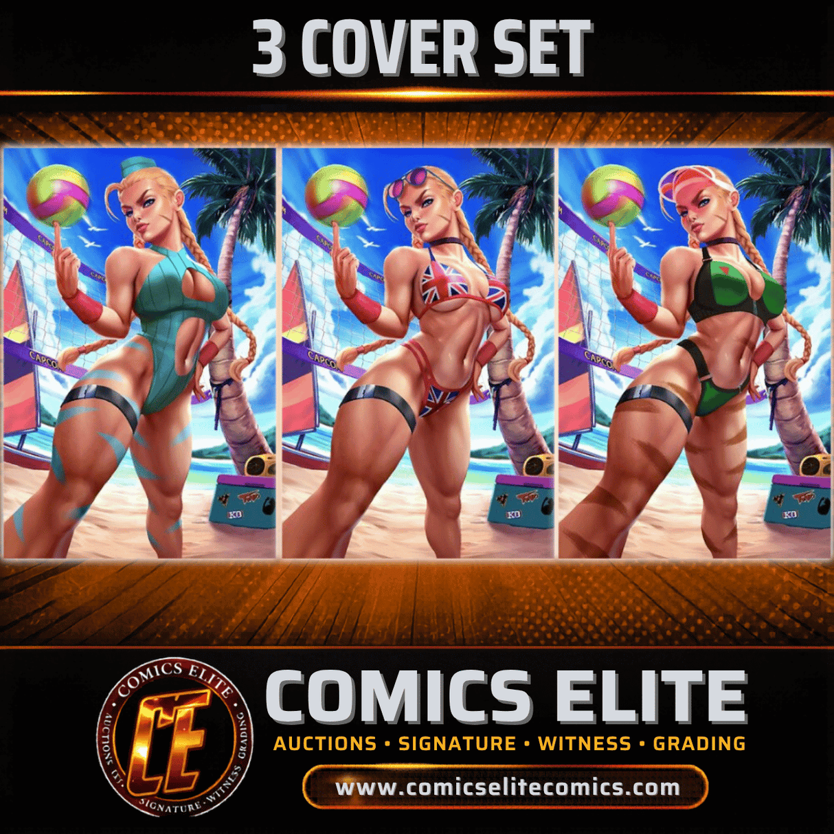 2024 STREET FIGHTER SWIMSUIT SPECIAL - TRISTARR - 3 COVER SET
