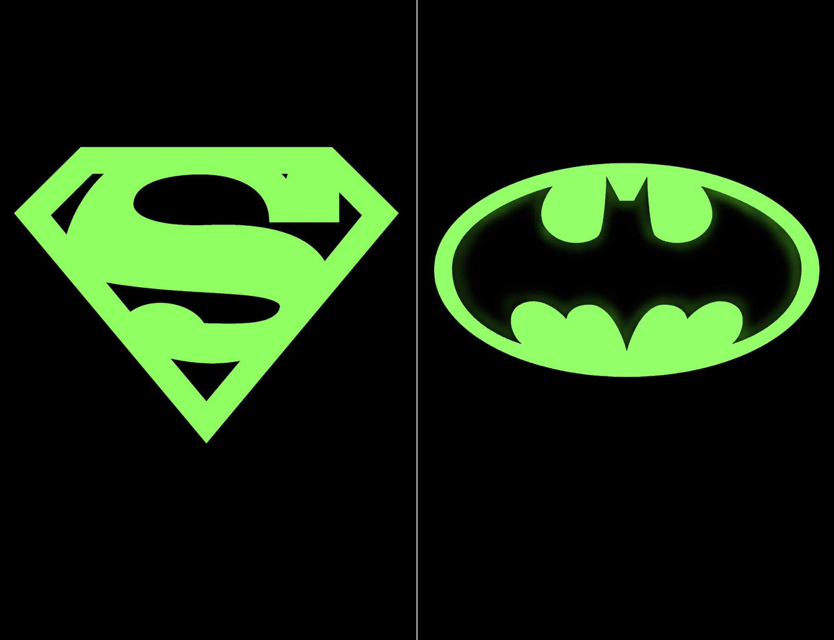  DC Comics Batman Glow In The Dark All Over Logo