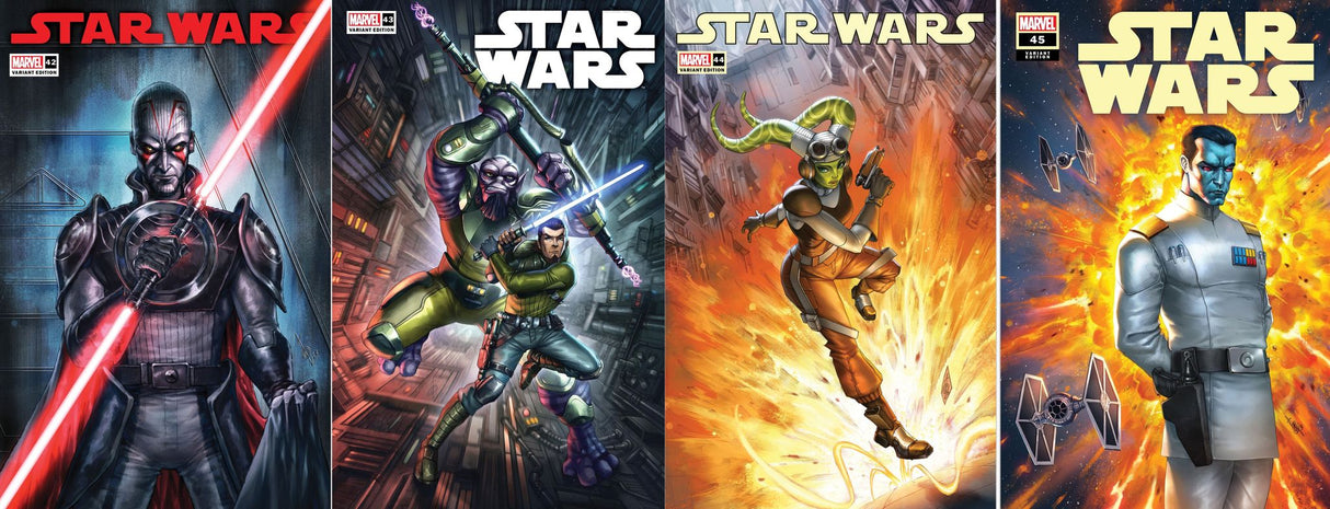STAR WARS - ALAN QUAN LIMITED EDITION SERIES - 4 SET