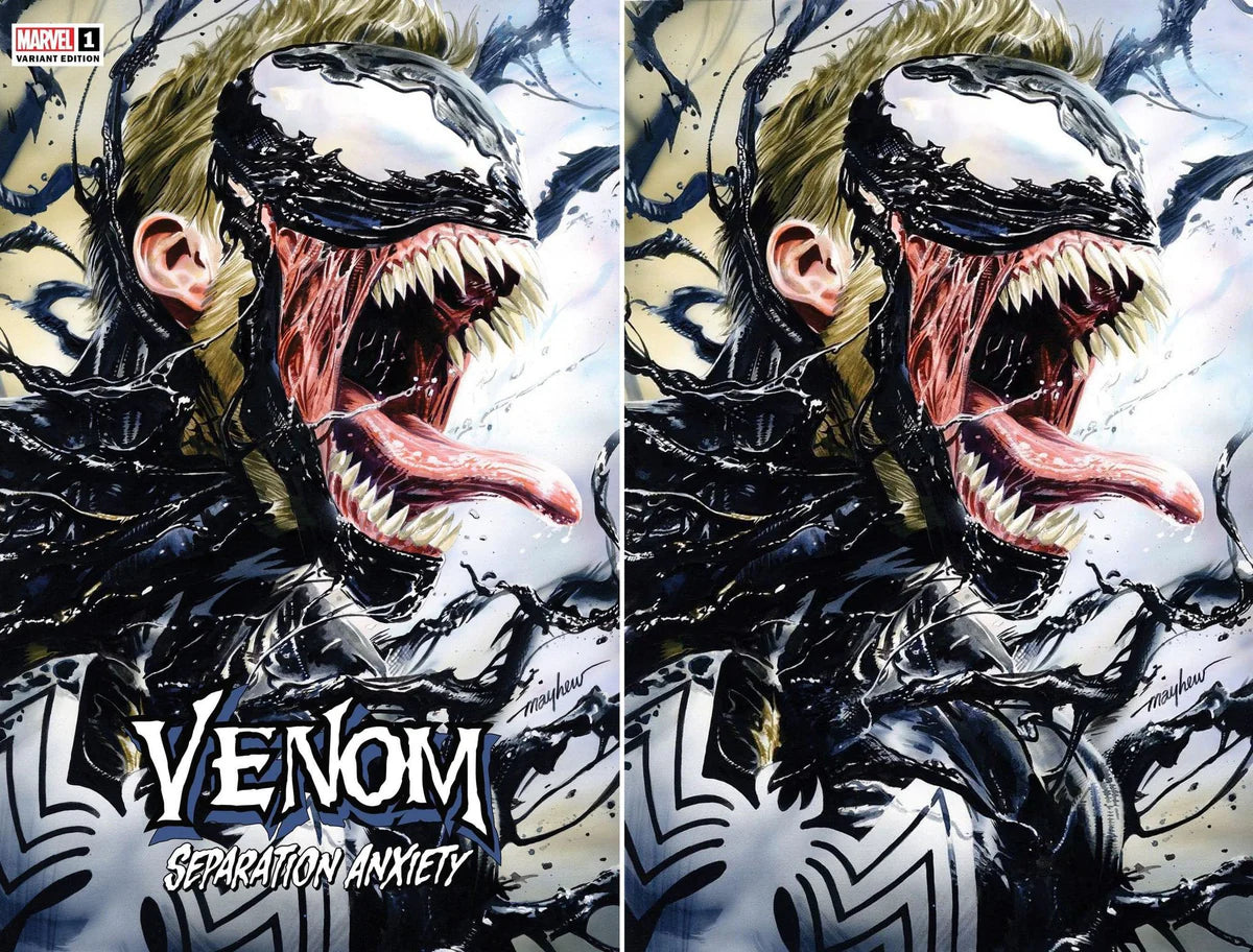 VENOM: SEPARATION ANXIETY #1 MIKE MAYHEW TRADE & VIRGIN SET