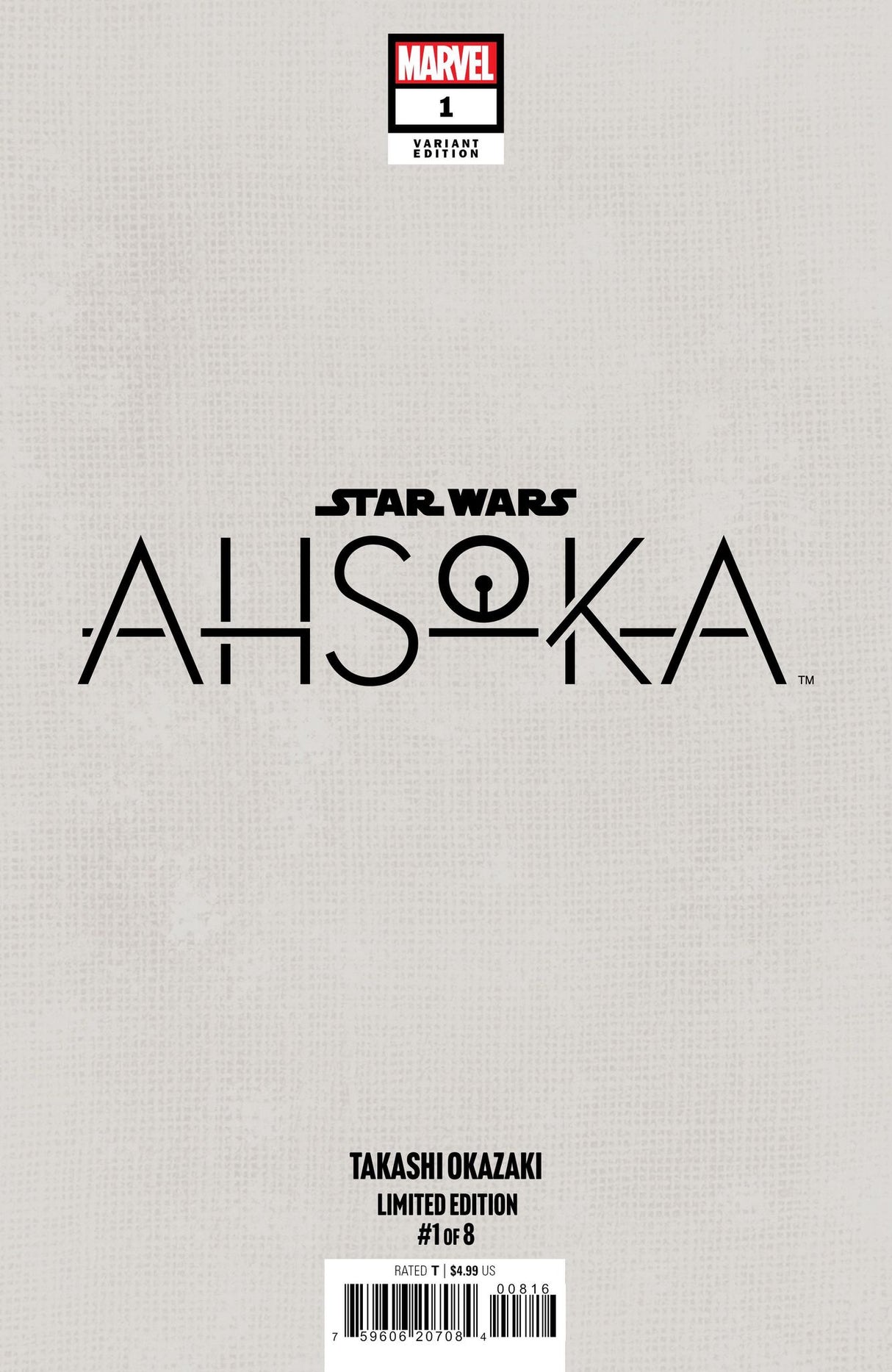 STAR WARS: AHSOKA #1 - TAKASHI OKAZAKI VIRGIN - LTD 1000