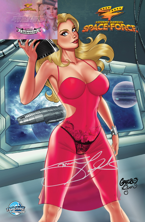 STORMY DANIELS: SPACE FORCE #1 - GREGBO GALACTIC - NICE TRADE LTD 500