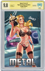 STORMY DANIELS: SPACE FORCE #1 - GREGBO GALACTIC - LINGERIE VIRGIN METAL - LTD 50