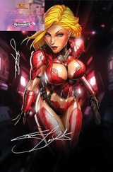 STORMY DANIELS: SPACE FORCE #1 - JAMIE TYNDALL - RED BIKINI - LTD 400