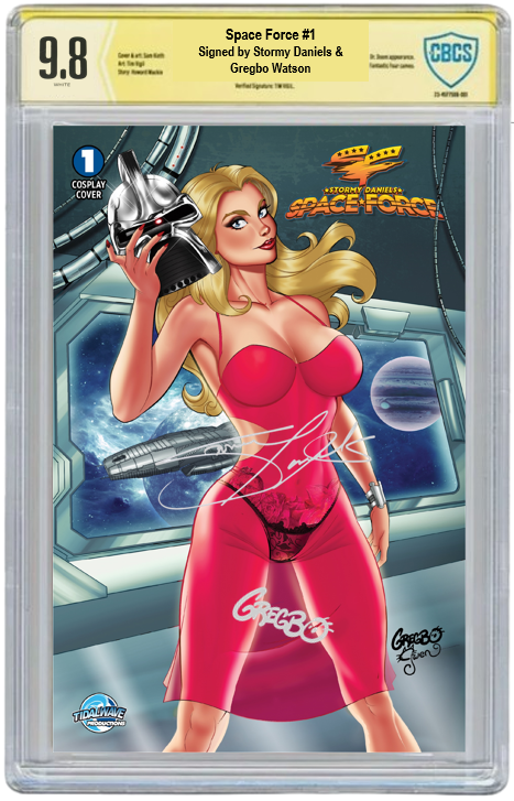 STORMY DANIELS: SPACE FORCE #1 - GREGBO GALACTIC - NICE TRADE LTD 500