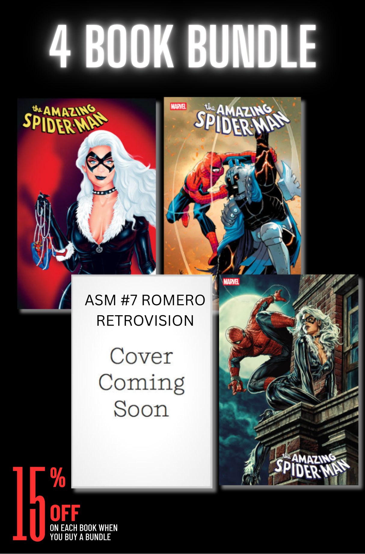 AMAZING SPIDER-MAN #7 - 4 BOOK BUNDLE (RELEASE: 7/02/25)