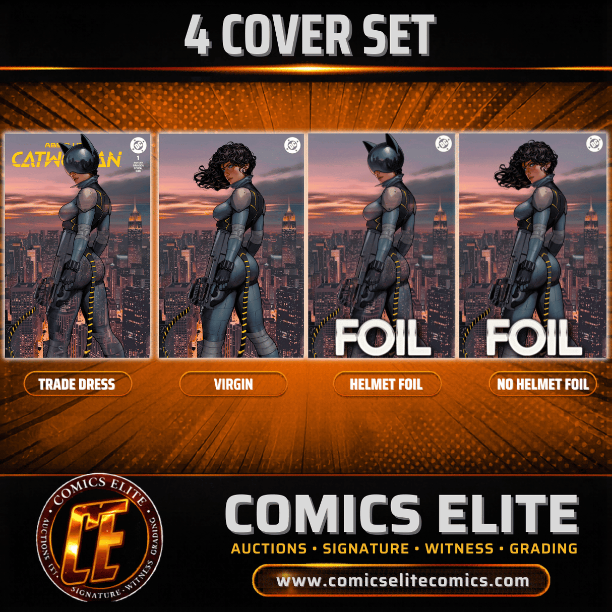 ABSOLUTE CATWOMAN #1 - TALAVERA - 4 COVER SET