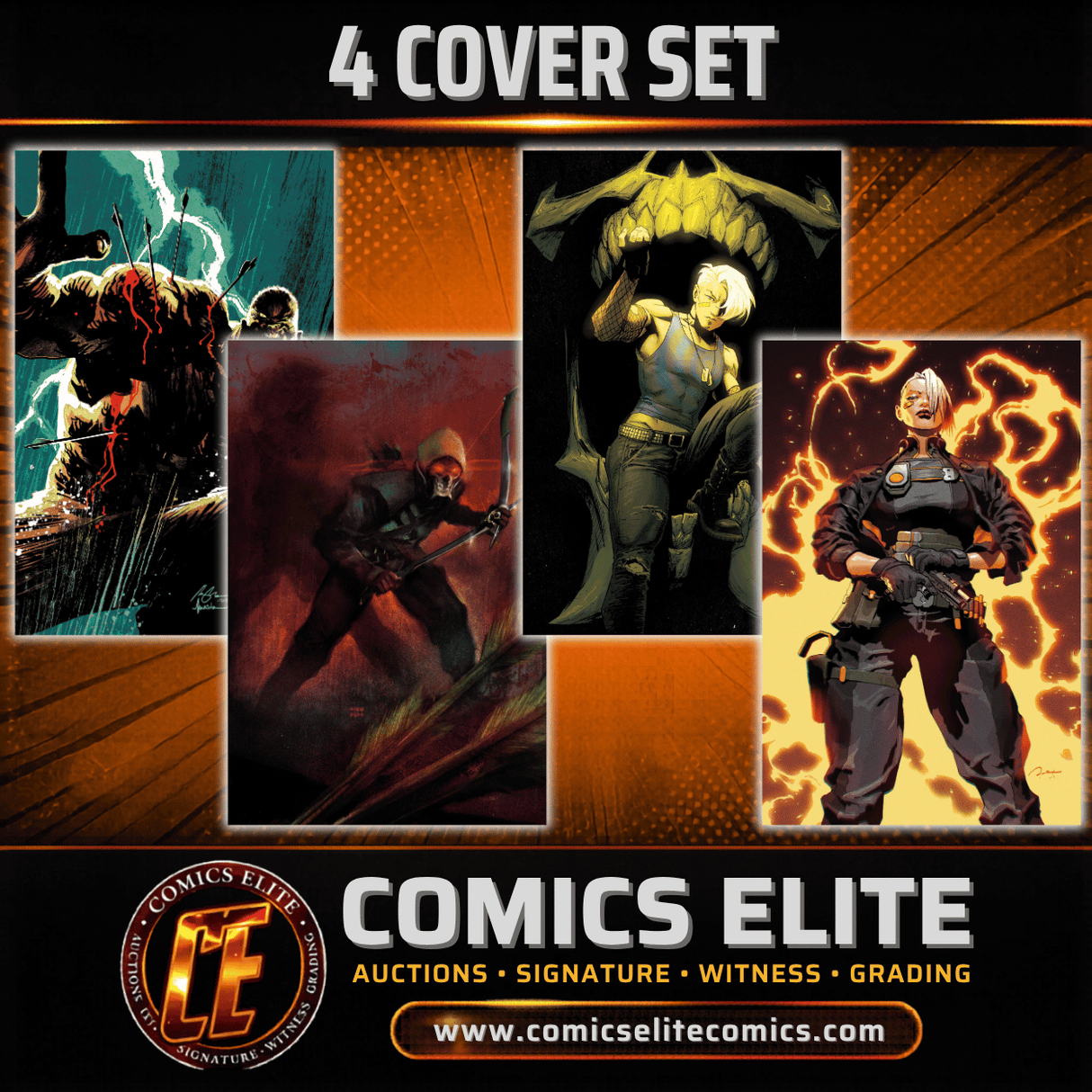 ABSOLUTE GREEN ARROW #4 - 4 COVER SET (RELEASE: 8/19/26)