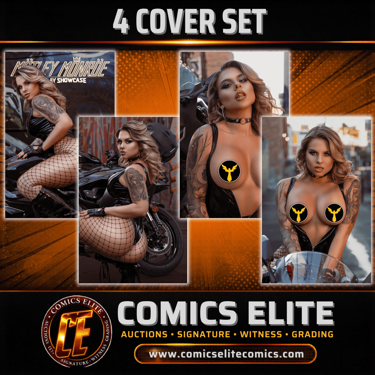 MOTLEY MONROE: COSPLAY SHOWCASE - "BIRD" - SECRET SET - 4 COVER SET