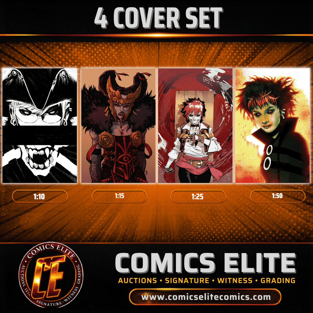 VAMPYRATES #1 - RATIO BUNDLE - 4 COVER SET (RELEASE: 7/8/26)