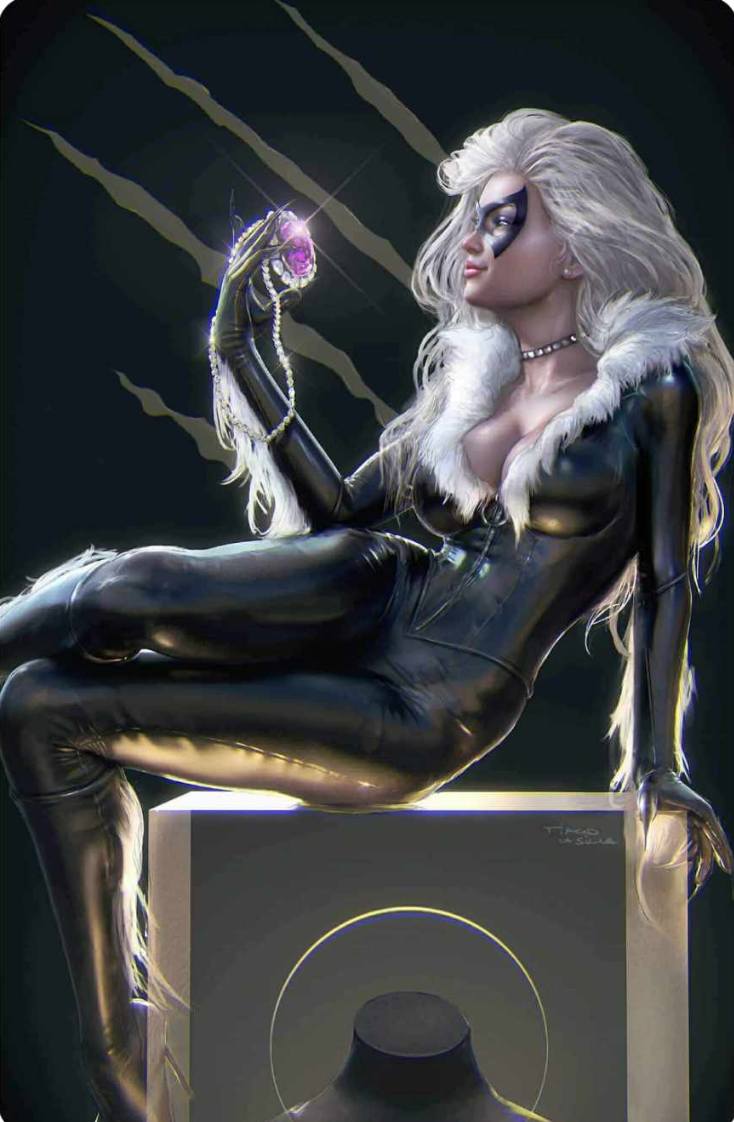 BLACK CAT #1 TIAGO DA SILVA - ALPHA SHARED EXCLUSIVE - TORONTO FAN EXPO - VIRGIN - LTD 1000
