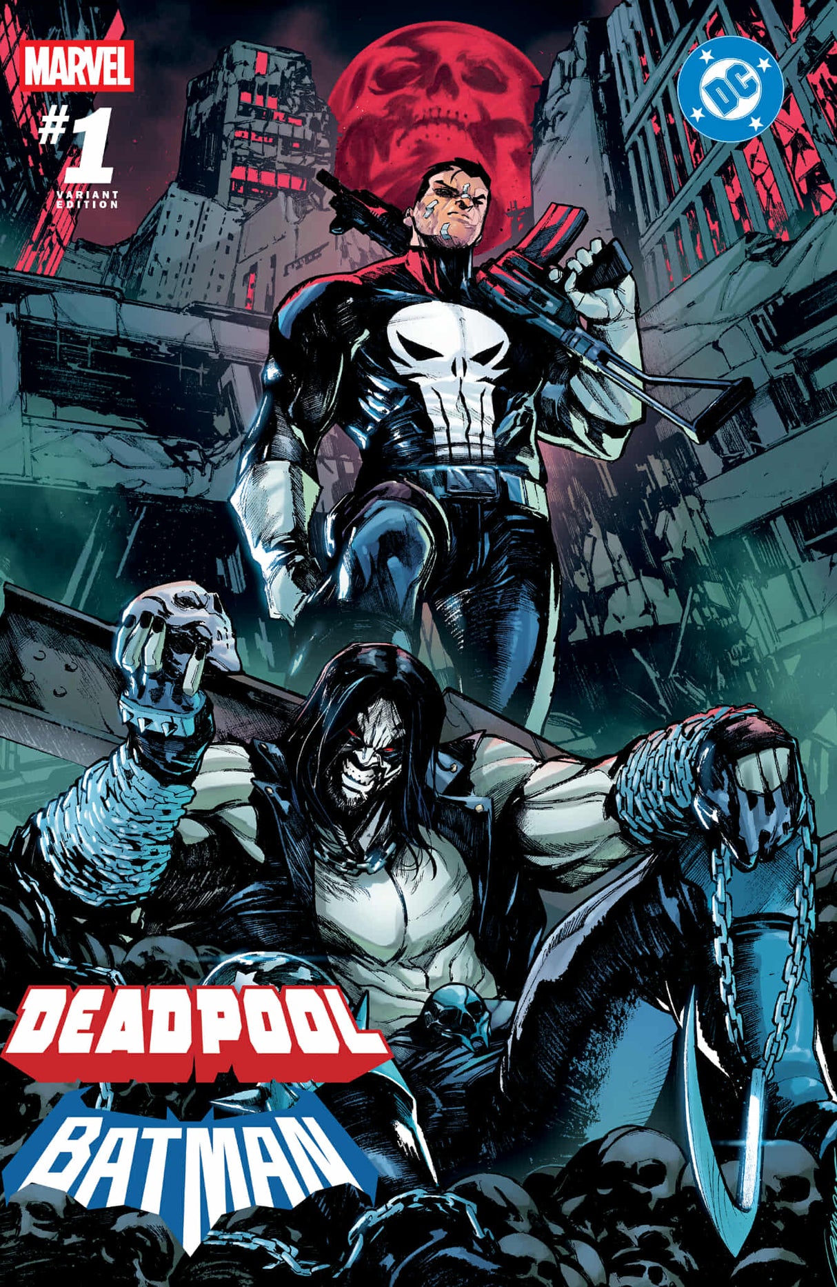 MARVEL/DC: DEADPOOL/BATMAN #1 CAPPUCCIO - TRADE DRESS - LTD 3000