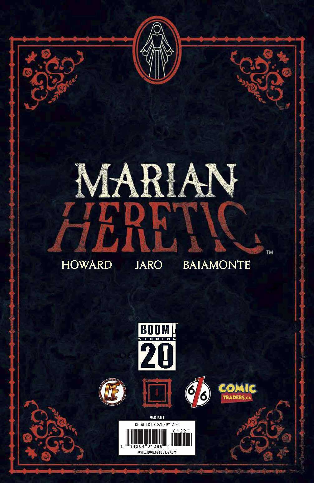 MARIAN HERETIC #1 SZERDY - B&W VIRGIN & FOIL - SET OF 2