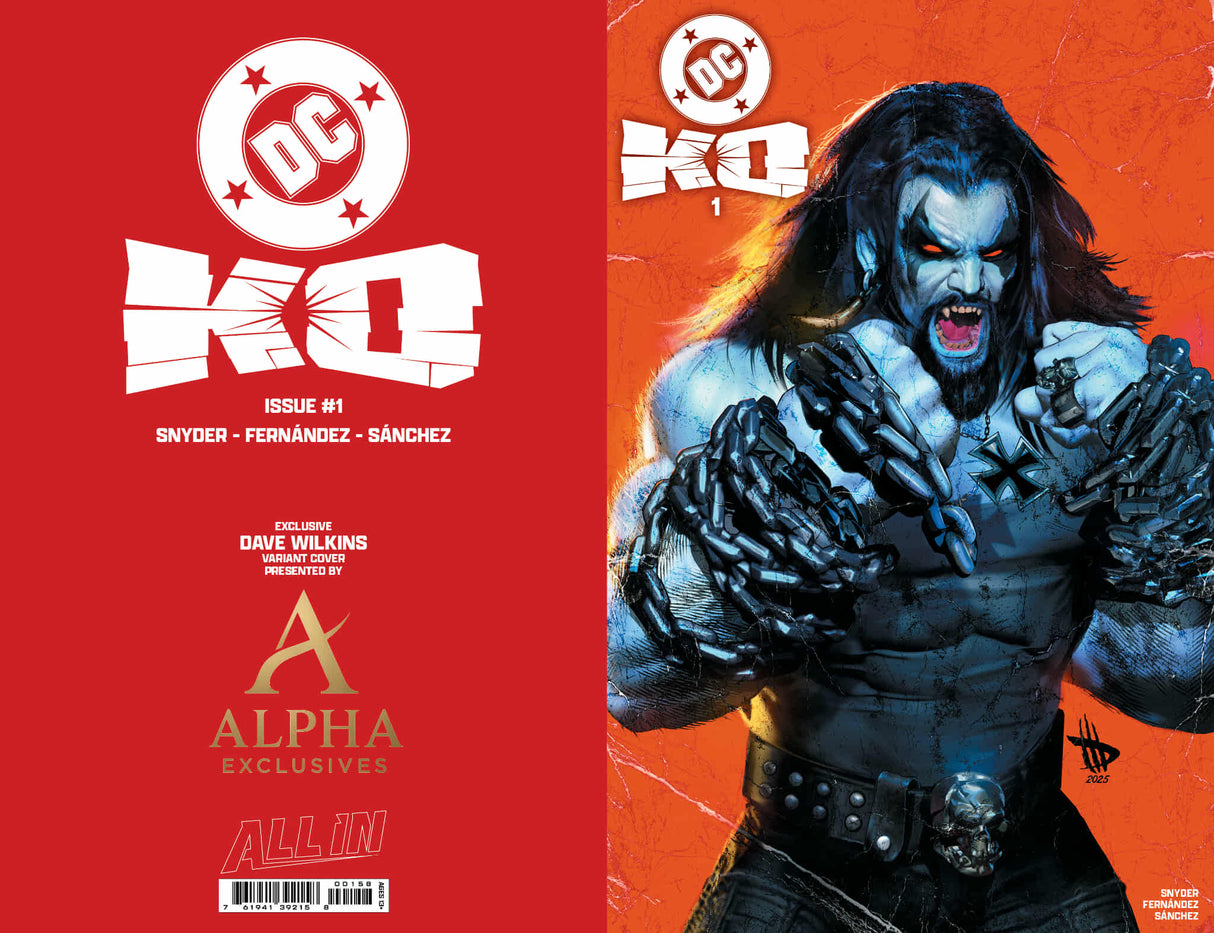 DC KO #1 DAVE WILKINS - ALPHA - TRADE DRESS - LTD 3000