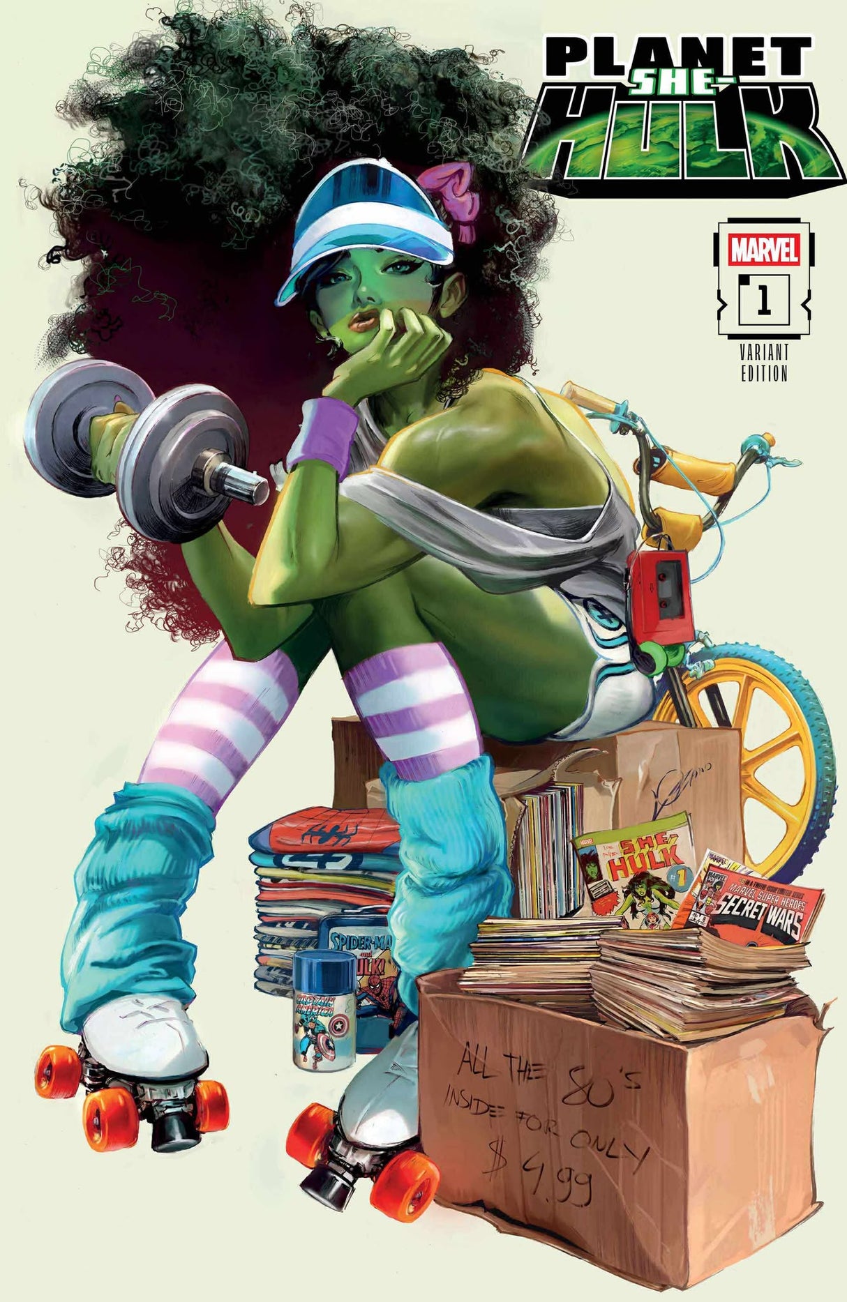PLANET SHE HULK #1 LOZANO - TRADE DRESS & VIRGIN - SET OF 2