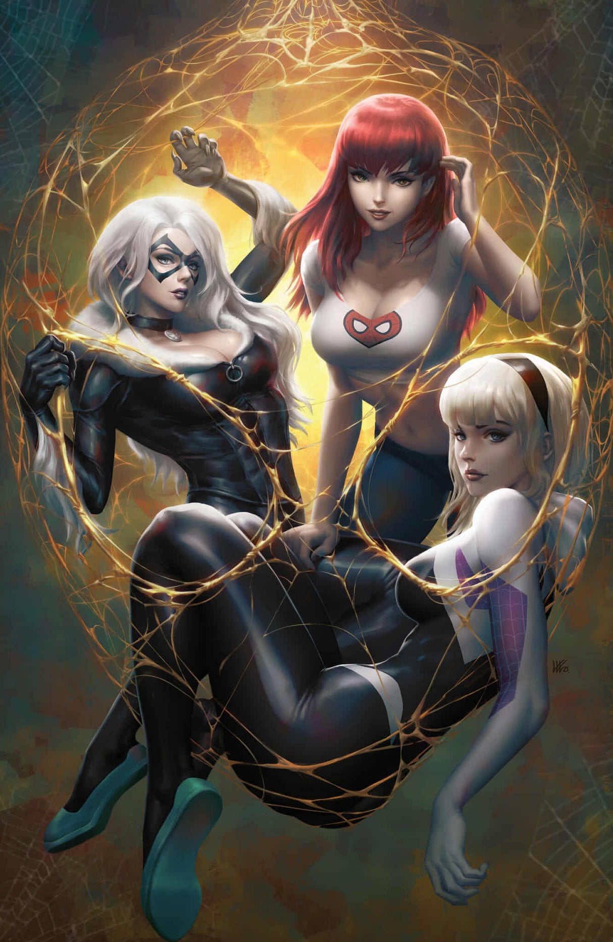 AMAZING SPIDER-MAN #13 KENDRICK LIM - NYCC EXCLUSIVE - ALPHA - GOLD VIRGIN - LTD 1000