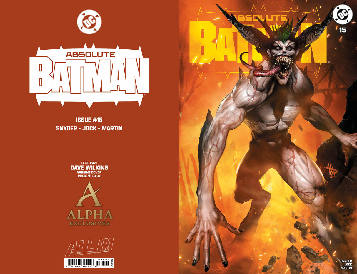 ABSOLUTE BATMAN #15 WILKINS - ALPHA - TRADE DRESS - LTD 3000