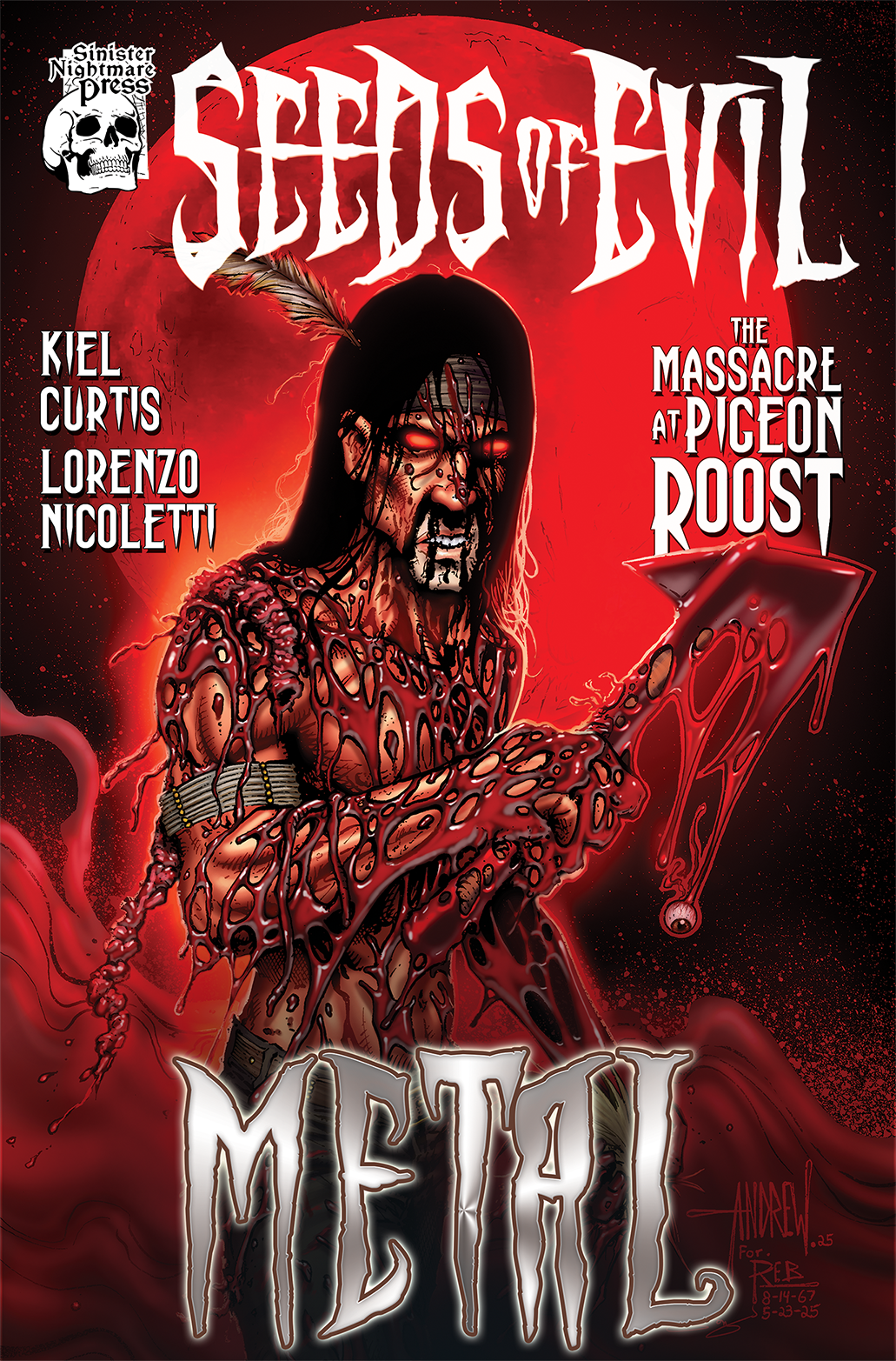 SEEDS OF EVIL #1 MANGUM - TRADE METAL - KICKSTARTER EDITION