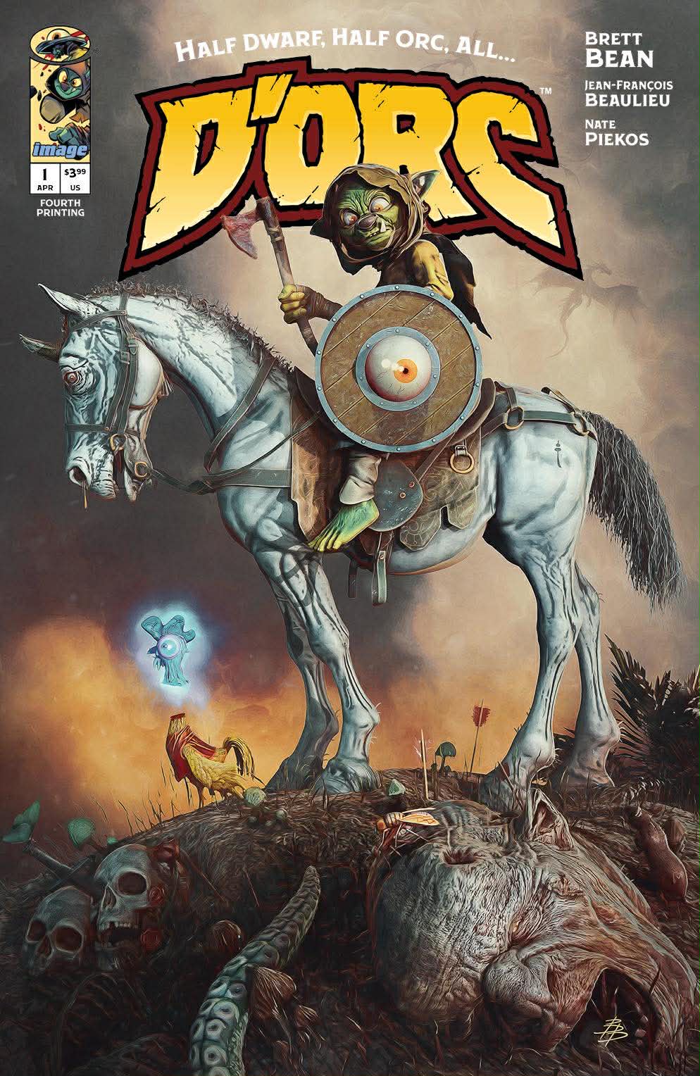 D’ORC #1 FOURTH PRINT - BJORN BARENDS - TRADE DRESS - LTD 500