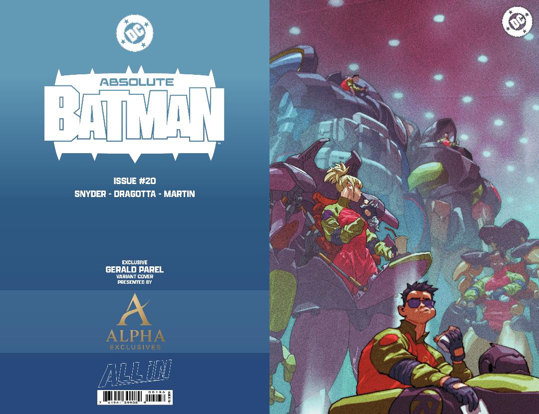 ABSOLUTE BATMAN #20 PAREL - ALPHA - VIRGIN SPOT FOIL - KEY ISSUE - LTD 1000