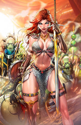 VAMPIRELLA #2 & RED SONJA #1 - COMPANION BUNDLE - SHIKARII, TYNDALL, POULAT - 6 COVER SET