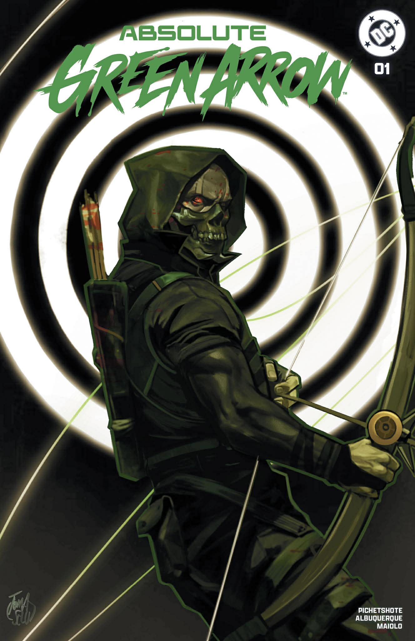 アメコミ Sei ABSOLUTE GREEN ARROW #1 - FRANCESCO TOMASELLI - 3 COVER SET