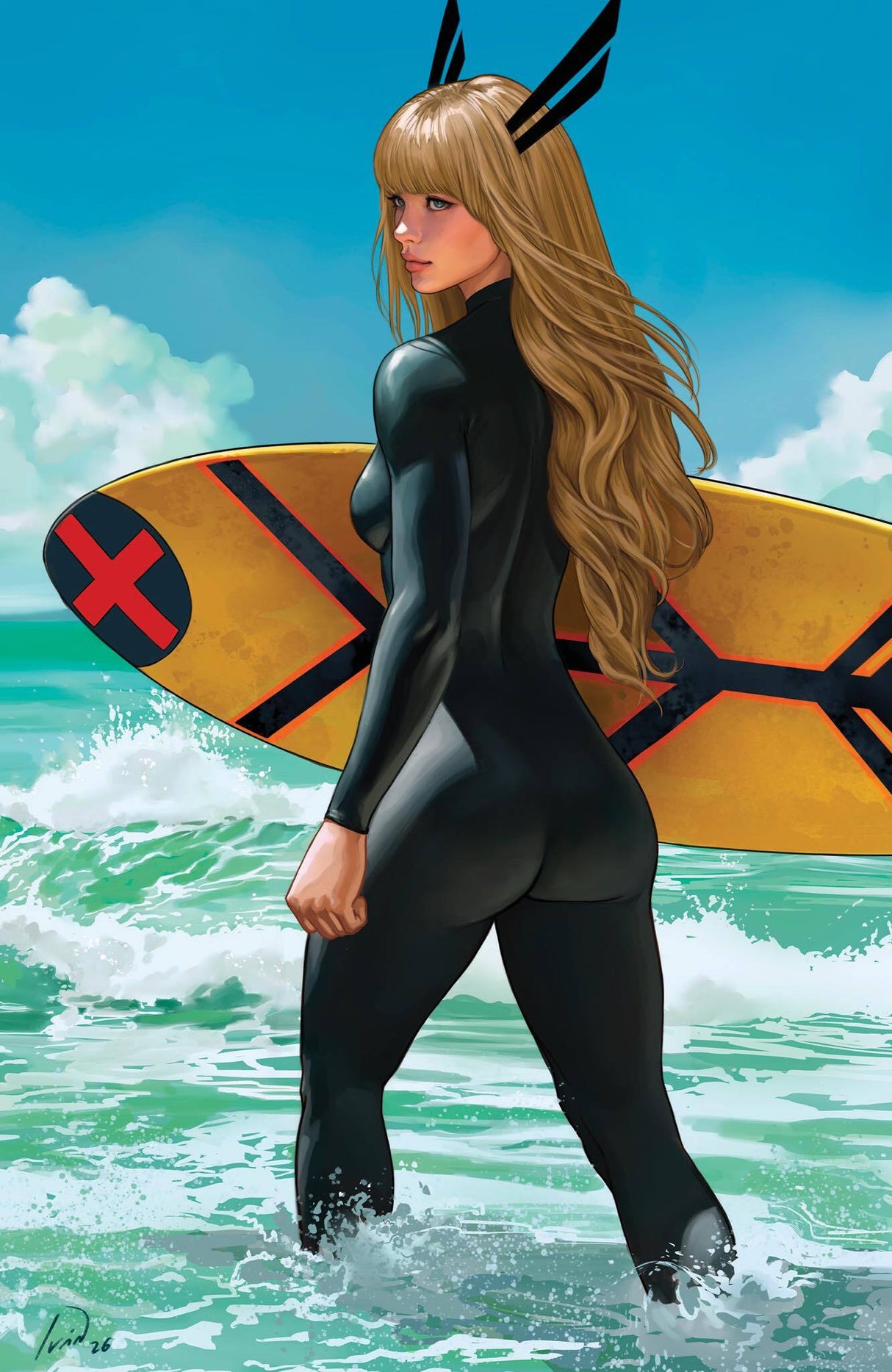 MARVEL SWIMSUIT SPECIAL: BRAND NEW BEACH DAY #1 TALAVERA - 2 COVER SET