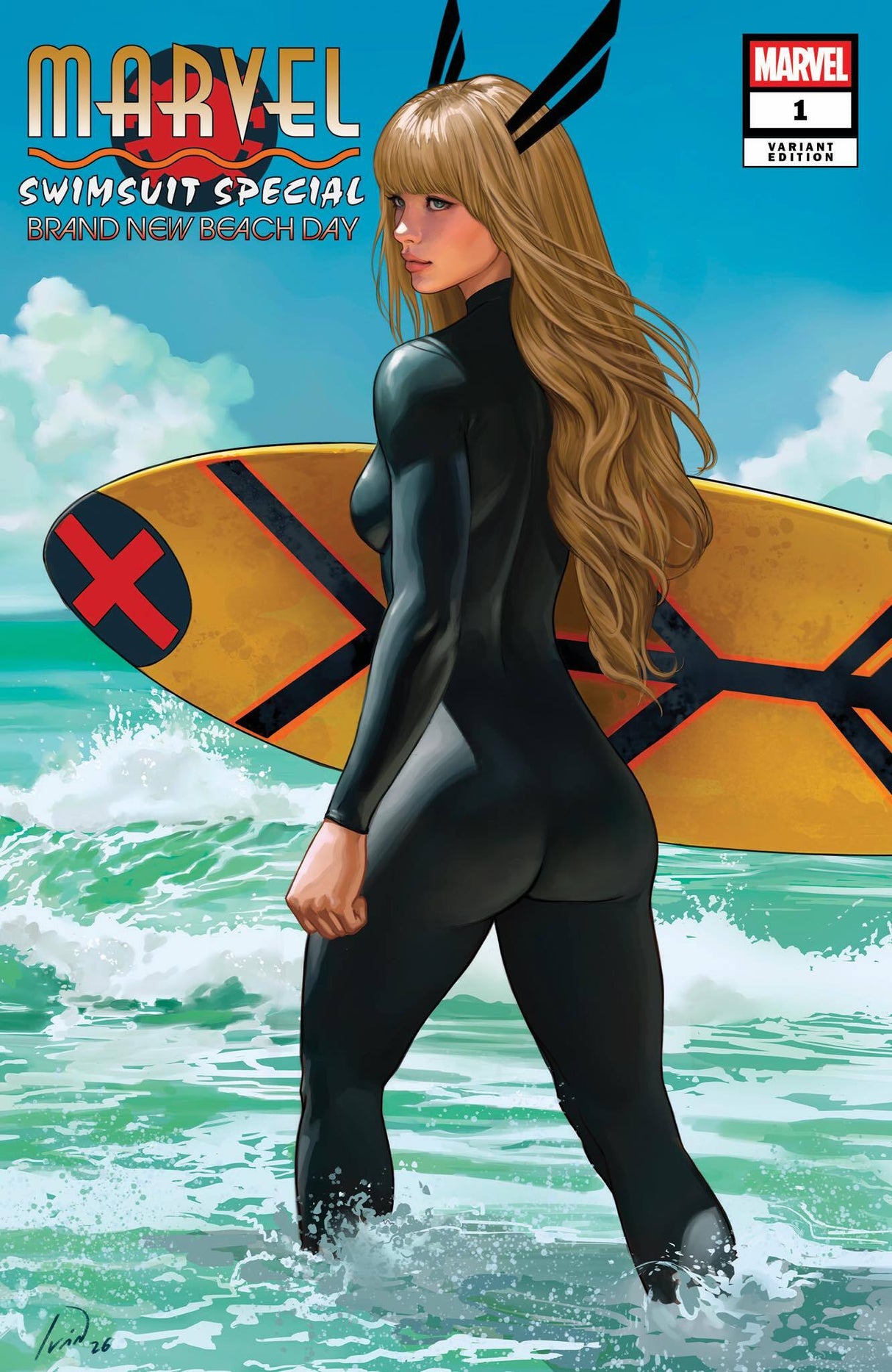 MARVEL SWIMSUIT SPECIAL: BRAND NEW BEACH DAY #1 TALAVERA - 2 COVER SET