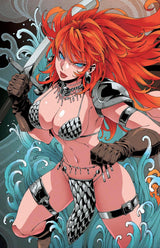 VAMPIRELLA #3 & RED SONJA #2 - GODTAIL - CONNECTING - VIRGIN - 2 COVER SET