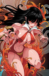 VAMPIRELLA #3 & RED SONJA #2 - GODTAIL - CONNECTING - VIRGIN - 2 COVER SET
