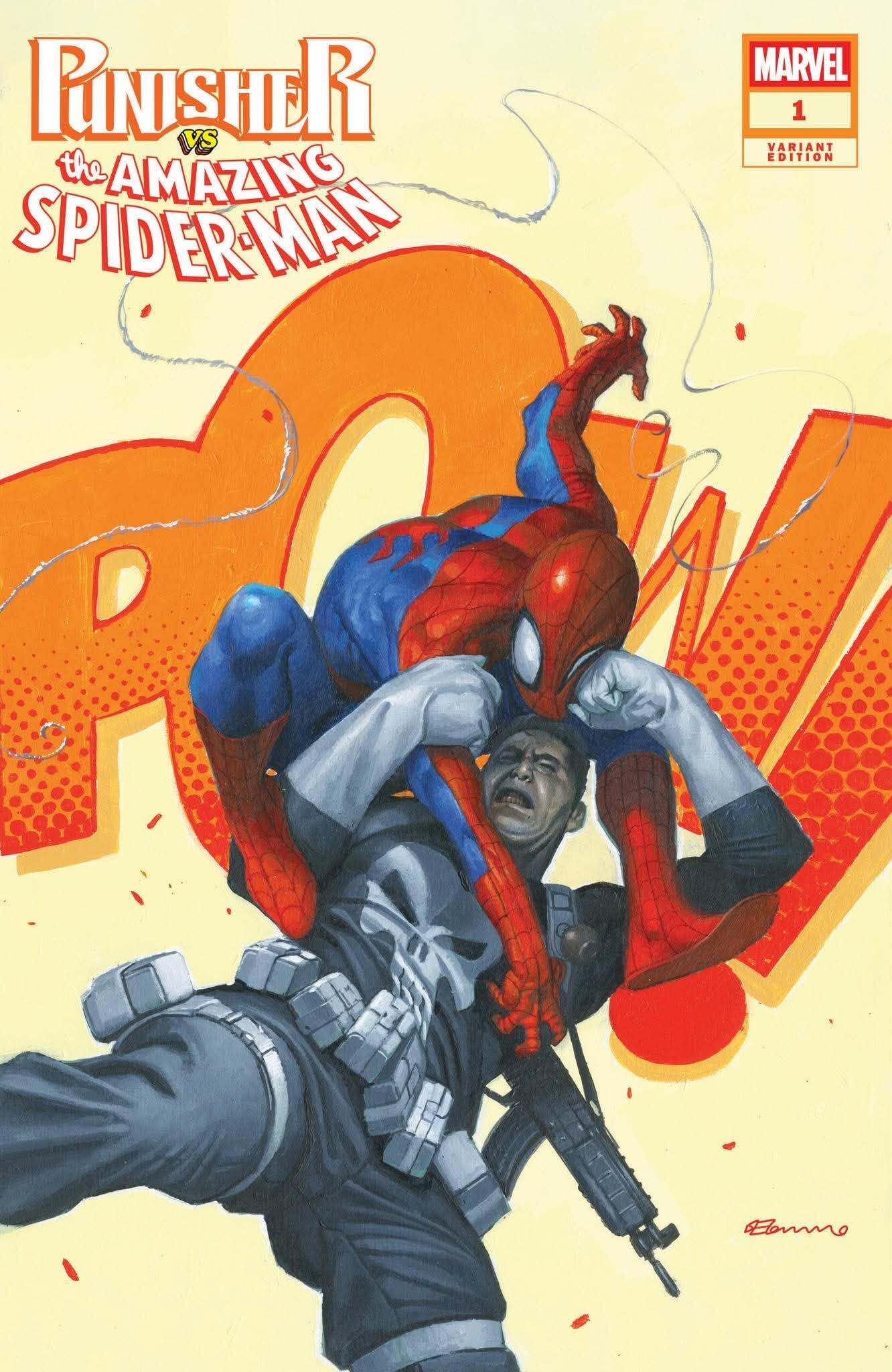 PUNISHER VS SPIDER-MAN #1 - TOMMASO - 2 COVER SET