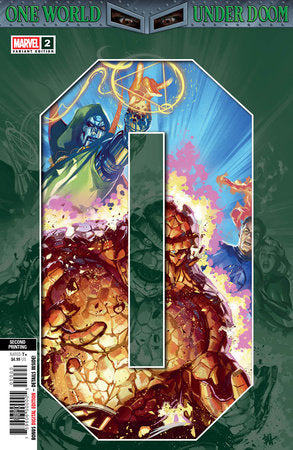 ONE WORLD UNDER DOOM #2 BEN HARVEY 2ND PRINTING VARIANT (RELEASE: 7/16/25)
