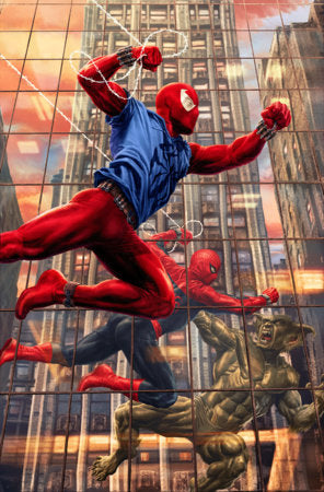 AMAZING SPIDER-MAN #25 - LEE BERMEJO - AMAZING VISIONS VIRGIN VARIANT - 1:100 RATIO (RELEASE: 3/25/26)