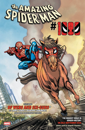 AMAZING SPIDER-MAN #1000 - CAMUNCOLI - KEY ISSUE (RELEASE: 9/16/26)