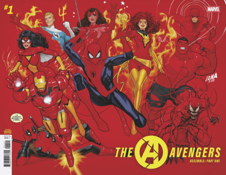 AVENGERS #1 - NAKAYAMA - RED BLOCK WRAP VARIANT (RELEASE: 11/4/26)