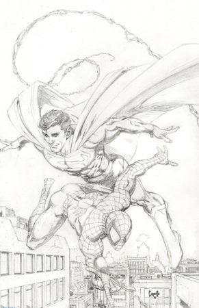 MARVEL/DC: SPIDER-MAN/SUPERMAN #1 - CAPULLO - SKETCH - 1:200 - RATIO VARIANT - (RELEASE: 4/22/26)