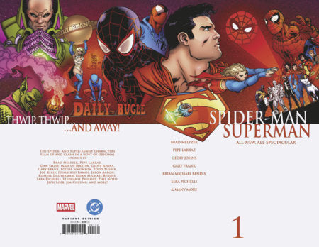 MARVEL/DC: SPIDER-MAN/SUPERMAN #1 - CAMUNCOLI - 1:25 - RATIO VARIANT - (RELEASE: 4/22/26)