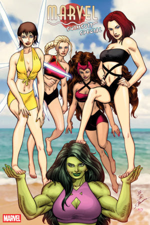 MARVEL SWIMSUIT SPECIAL: BNBD #1 ROMITA JR - RATIO VARIANT - 1:25 (RELEASE: 7/1/26)