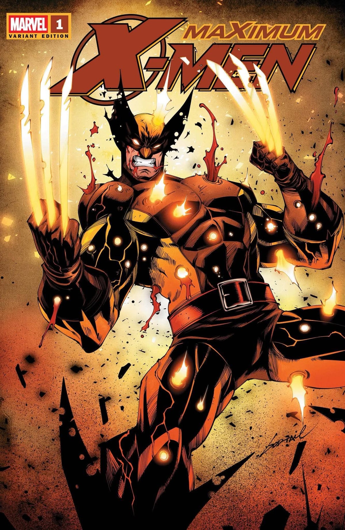 MAXIMUM X-MEN #1 - GODTAIL - TRADE DRESS - LTD 3000